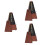 3Pcs Strong Mechanical Metronome Multi-Instrument Keeper 7