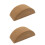 2Pcs Khaki Yoga Training Blocks High Density Balanced Exercise Bricks 5