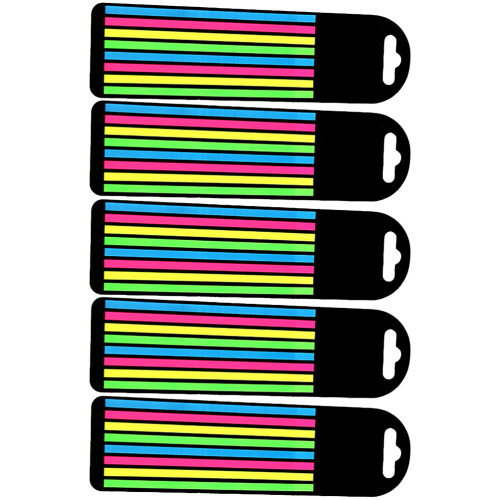 25Sets Fluorescence Bookmarks Sticky Tabs for Guided Reading 1