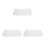 3Pcs Reliable White Plastic Wall Mount Router Bracket Projector Holder 7