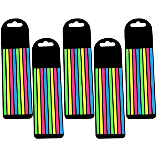 25Sets Fluorescence Bookmarks Sticky Tabs for Guided Reading 2