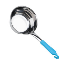 3Pcs Assorted Color Stainless Steel Water Ladle Kitchen Scoop
