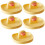 5Pcs Yellow Plastic Kitchen Pot Lid Holder Desktop Lid Organizer 7