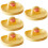 5Pcs Yellow Plastic Kitchen Pot Lid Holder Desktop Lid Organizer 11