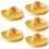 5Pcs Yellow Plastic Kitchen Pot Lid Holder Desktop Lid Organizer 10