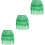 3Pcs Elegant Dancing Skirts with Sequin Hip Scarves 7