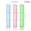 3Pcs Plastic Rulers Transparent Assorted Color for Kids Use 1