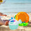8Pcs Toddler Watering Cans Plastic Lightweight Assorted Colors 3