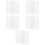 10Pcs White Hanging Mesh Laundry Bags Strong Hamper Liners 7