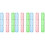 3Pcs Plastic Rulers Transparent Assorted Color for Kids Use 6