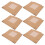 12Pcs Brown Kraft Cupcake Containers Cake Carrier with Clear Display 1