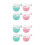 8Pcs Toddler Watering Cans Plastic Lightweight Assorted Colors 9