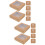 12Pcs Brown Kraft Cupcake Containers Cake Carrier with Clear Display 7