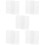 10Pcs White Hanging Mesh Laundry Bags Strong Hamper Liners 8