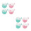 8Pcs Toddler Watering Cans Plastic Lightweight Assorted Colors 10
