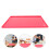 4Pcs Red Silicone Pastry Baking Mat Non-Stick Flexible Roll Pads 9