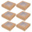 12Pcs Brown Kraft Cupcake Containers Cake Carrier with Clear Display 3