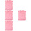 4Sets Pink Reusable Cotton Doll Sleeping for Kids Doll Decor 9