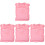 4Sets Pink Reusable Cotton Doll Sleeping for Kids Doll Decor 4