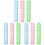 3Pcs Plastic Rulers Transparent Assorted Color for Kids Use 4
