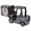 2Pcs Plastic Forklift Desktop Clock Retro Style Study Decoration 1