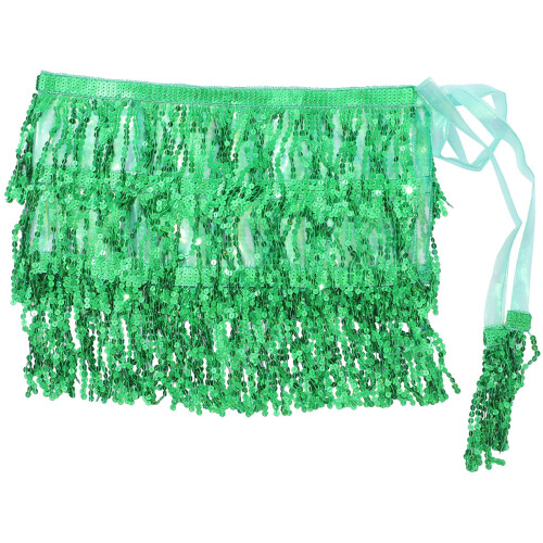 3Pcs Elegant Dancing Skirts with Sequin Hip Scarves 2