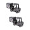 2Pcs Plastic Forklift Desktop Clock Retro Style Study Decoration 5