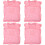 4Sets Pink Reusable Cotton Doll Sleeping for Kids Doll Decor 7