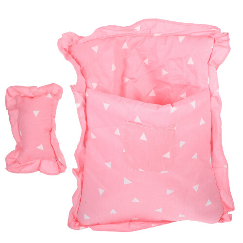 4Sets Pink Reusable Cotton Doll Sleeping for Kids Doll Decor 1