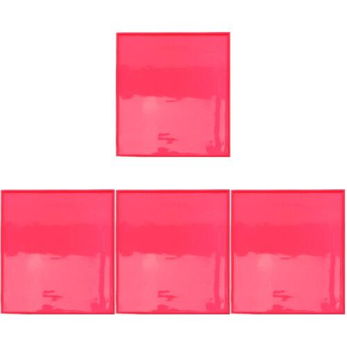 4Pcs Red Silicone Pastry Baking Mat Non-Stick Flexible Roll Pads 1