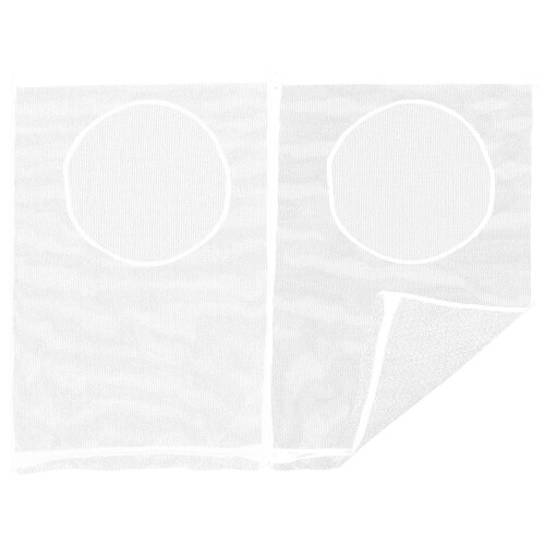 10Pcs White Hanging Mesh Laundry Bags Strong Hamper Liners 1