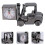 2Pcs Plastic Forklift Desktop Clock Retro Style Study Decoration 6