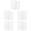 10Pcs White Hanging Mesh Laundry Bags Strong Hamper Liners 6