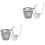 2Sets Professionele Pastabasket Met Handvat En Rvs Mesh 3