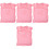 4Sets Pink Reusable Cotton Doll Sleeping for Kids Doll Decor 5
