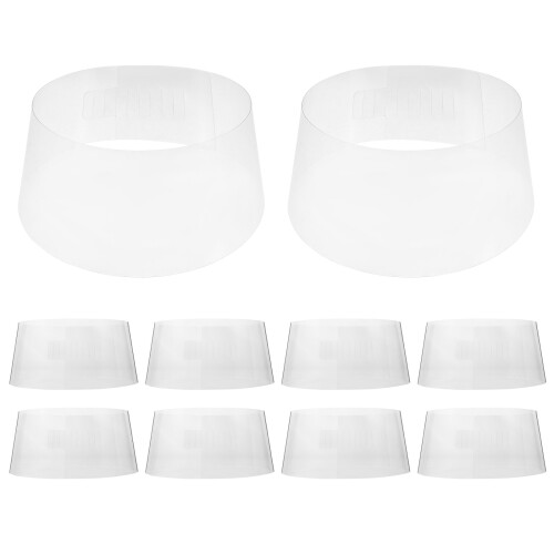 50Pcs White Plastic Hat Inner Stands Baseball Hat Accessories
