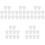 50Pcs White Plastic Hydroponic Net Cups Slotted Plant Nursery Pots 3