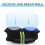 3Pcs Elastic Blue Bike Cushion Universal Breathable Comfortable Saddle 4
