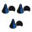 3Pcs Elastic Blue Bike Cushion Universal Breathable Comfortable Saddle 7