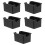 5Pcs Black Tea Bag Storage Box Plastic Organizer for Coffee Candy 9