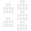 50Pcs White Plastic Hydroponic Net Cups Slotted Plant Nursery Pots 10