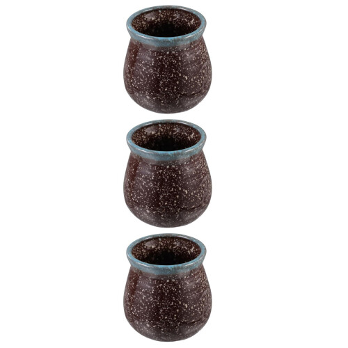 3Pcs Japanese Style Ceramic Dinnerware Storage Buckets for Cutlery 1