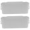 2Pcs White Plastic Bedside Hanging Storage Organizer for Office 5