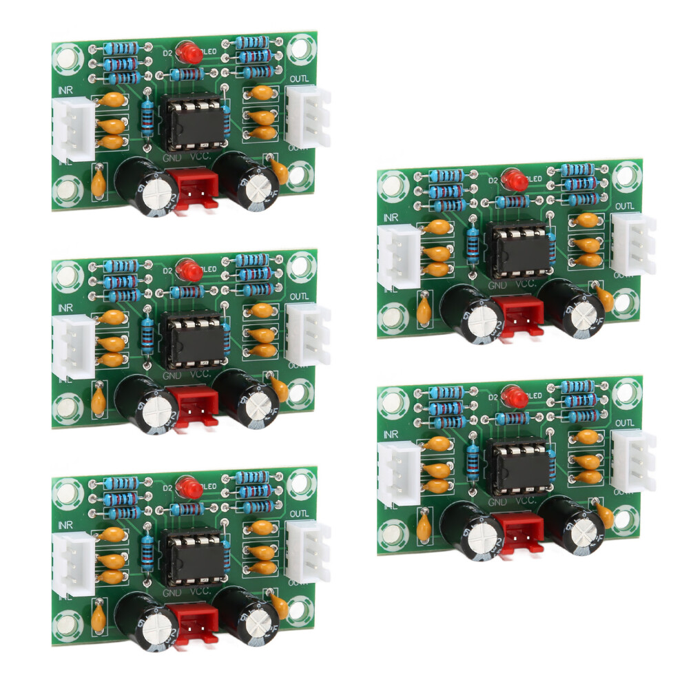Sound Preamplifier Board 5X Ne5532 Amplifier 5Pcs Digital Tone Control 5V-15V 3201378402916