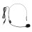 2Pcs Black Headset Microphone for Speaker Lightweight Condenser Mic 1