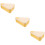 3Pcs Thickened Yellow Pizza Holders Freshness-Keeping Takeout Boxes 9
