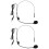 2Pcs Black Headset Microphone for Speaker Lightweight Condenser Mic 4