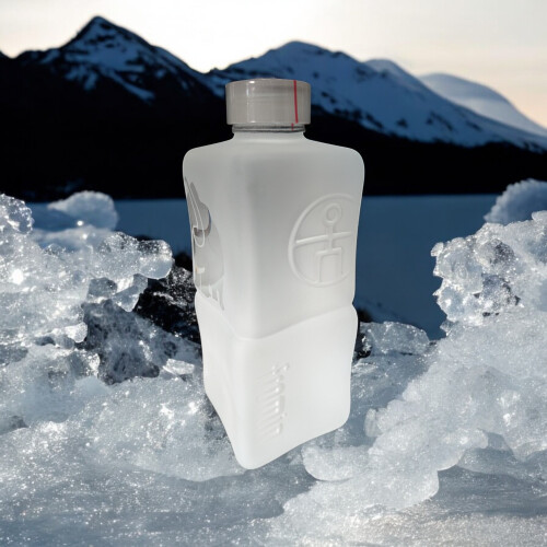 Ice Age Mineral Water Glass Bottle 750 ml  Frost Edition