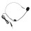 2Pcs Black Headset Microphone for Speaker Lightweight Condenser Mic 8