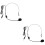 2Pcs Black Headset Microphone for Speaker Lightweight Condenser Mic 5